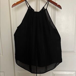 Joie Black Double-Strap Halter Camisole